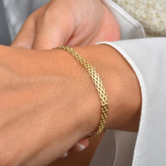 WOMEN'S BRACELET STERLING SILVER 925 ITALY - Picture 9 of 9